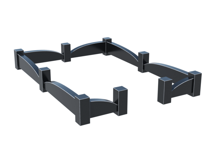 Цоколи на могилу в Чапаевске | Цоколь на могилу №0038