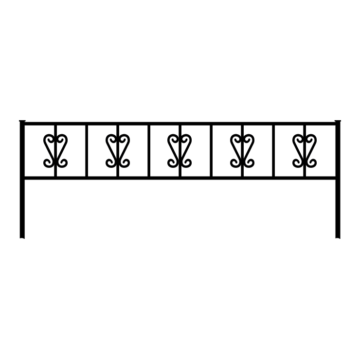 Металлические оградки, столы, скамейки в Чапаевске | Оградка №8