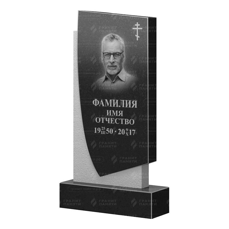 Памятники из гранита вертикальные в Чапаевске | Гранитный памятник ФГ-075