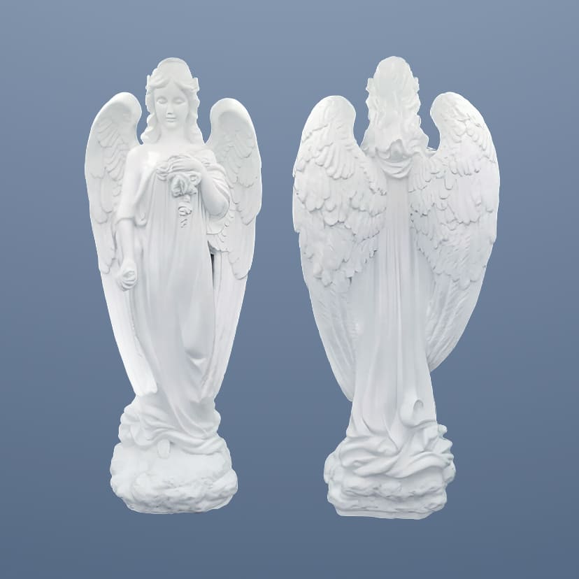Скульптуры из искусственного мрамора в Чапаевске | Скульптура Ангела №2