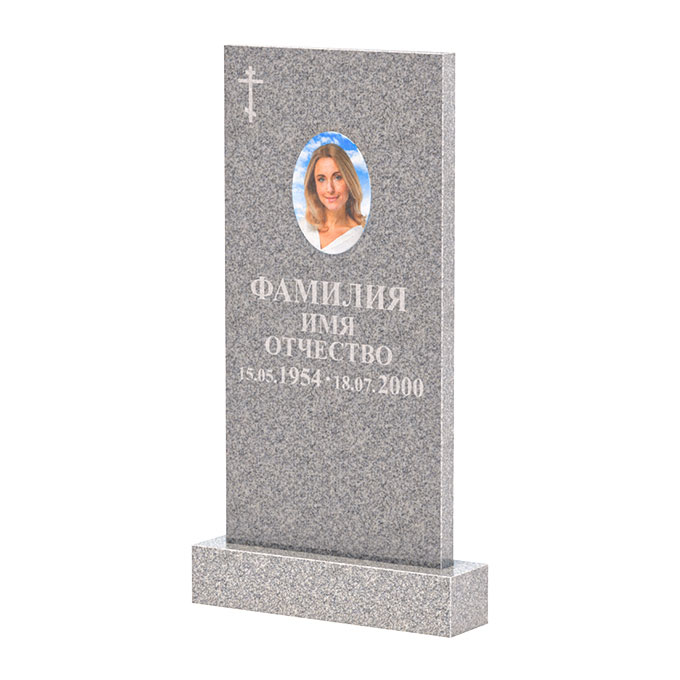 Памятники из цветного гранита в Чапаевске | Памятник из Сибирского гранита прямой