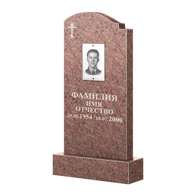 Гранитные памятники в Чапаевске | Памятник из гранита Розалия Pink ФГЦ-25