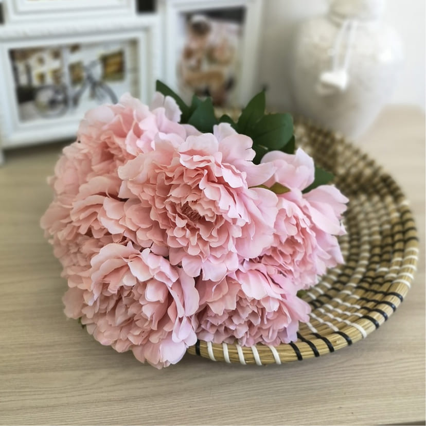 Искусственные цветы в Чапаевске | Цветы искусственные «Пионы», розовые, букет