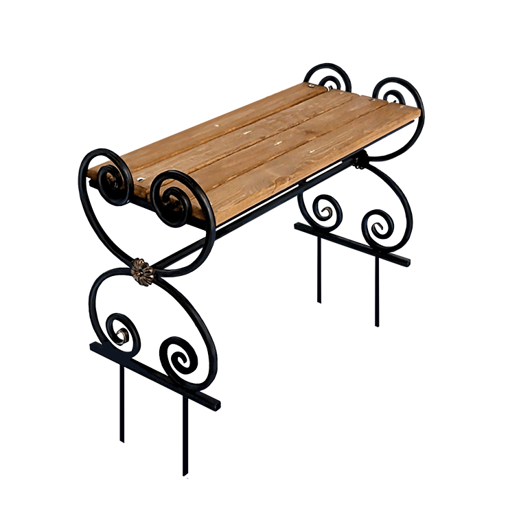 Кованые изделия в Чапаевске | Кованая скамейка СТ.001