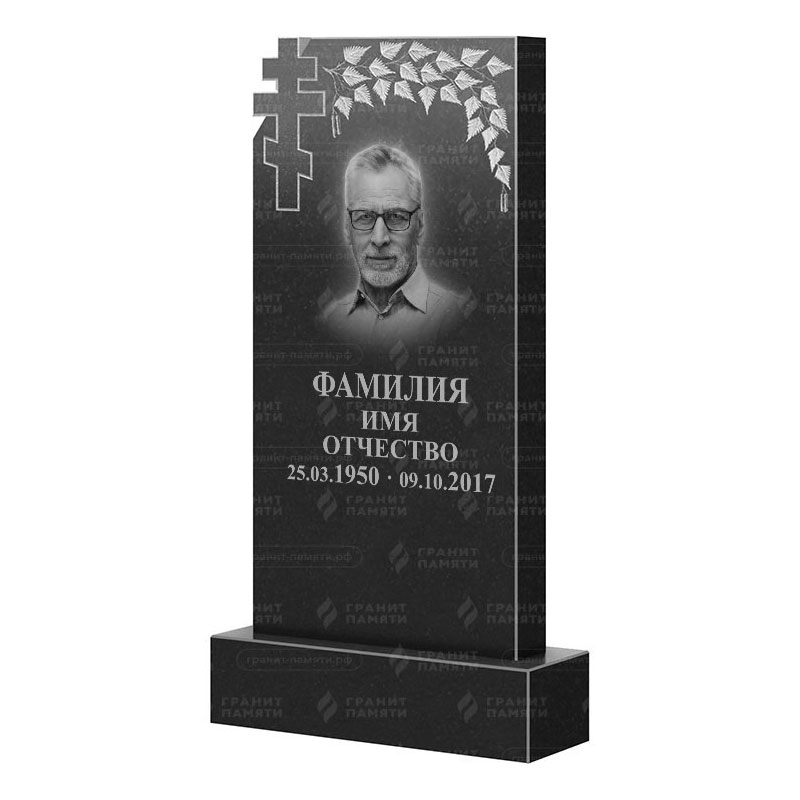 Памятники из гранита с деревом в Чапаевске | Гранитный памятник ФГ-202