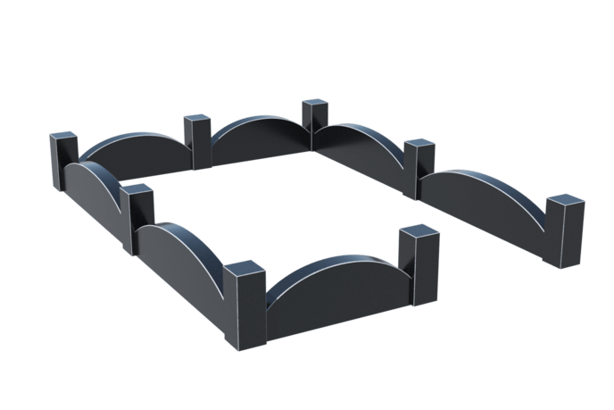 Цоколи на могилу в Чапаевске | Цоколь на могилу №0001