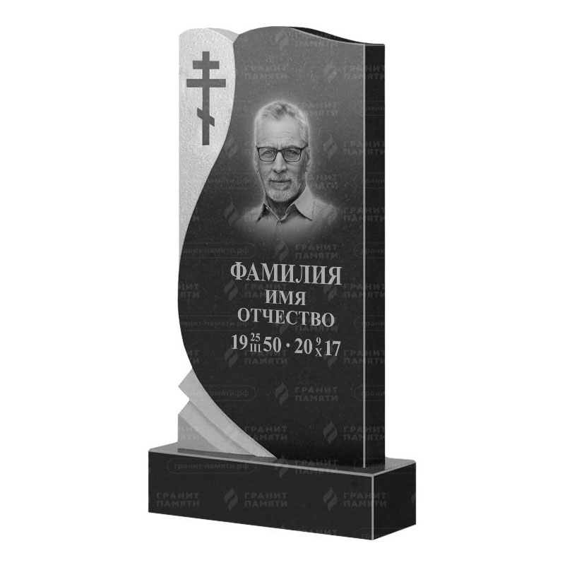 Памятники из гранита вертикальные в Чапаевске | Гранитный памятник ФГ-169