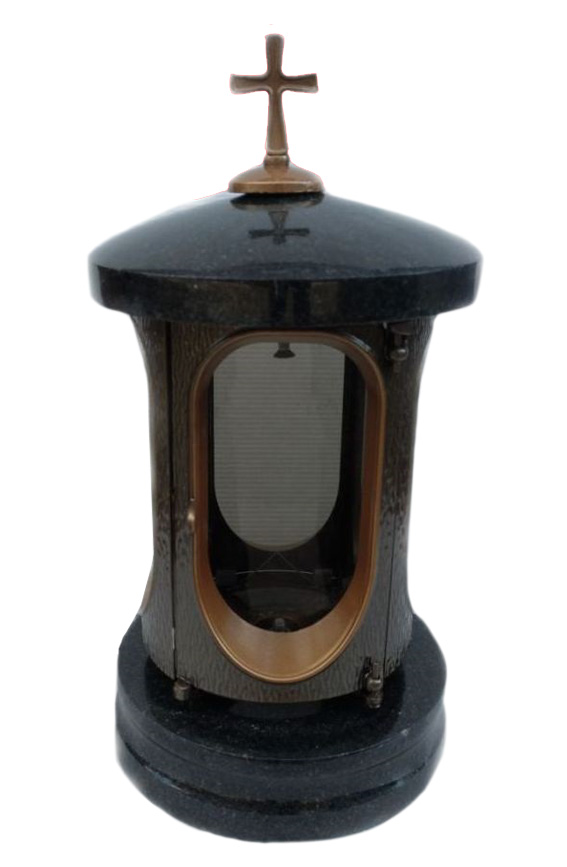 Лампадки из камня на могилу в Чапаевске | Лампадка из гранита Габбро