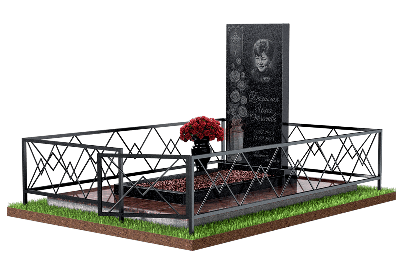 Благоустройство захоронения в Чапаевске