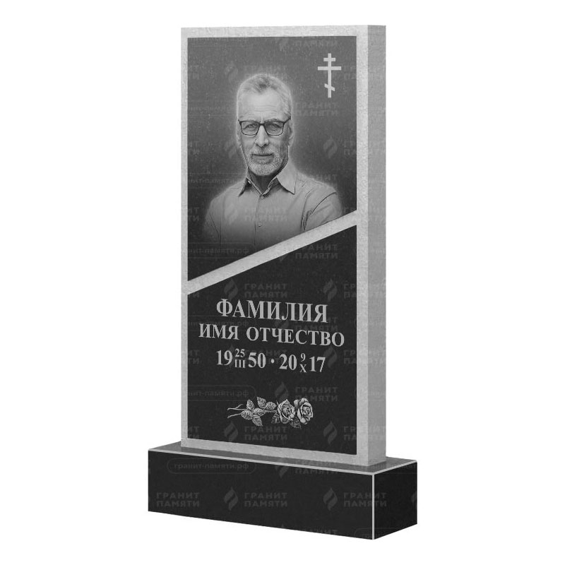 Памятники из гранита вертикальные в Чапаевске | Гранитный памятник ФГ-164