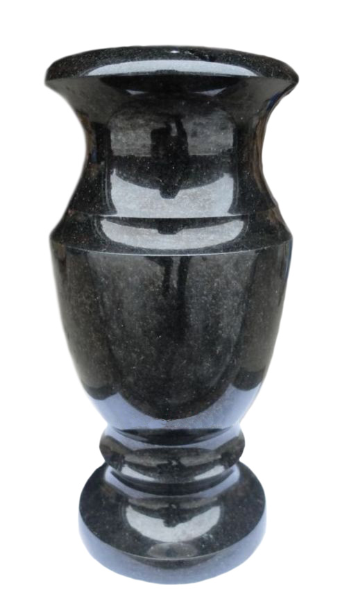 Вазы из камня в Чапаевске | Ваза гранитная «Габбро 40»