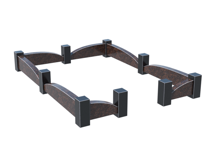 Цоколи на могилу в Чапаевске | Цоколь на могилу №0042