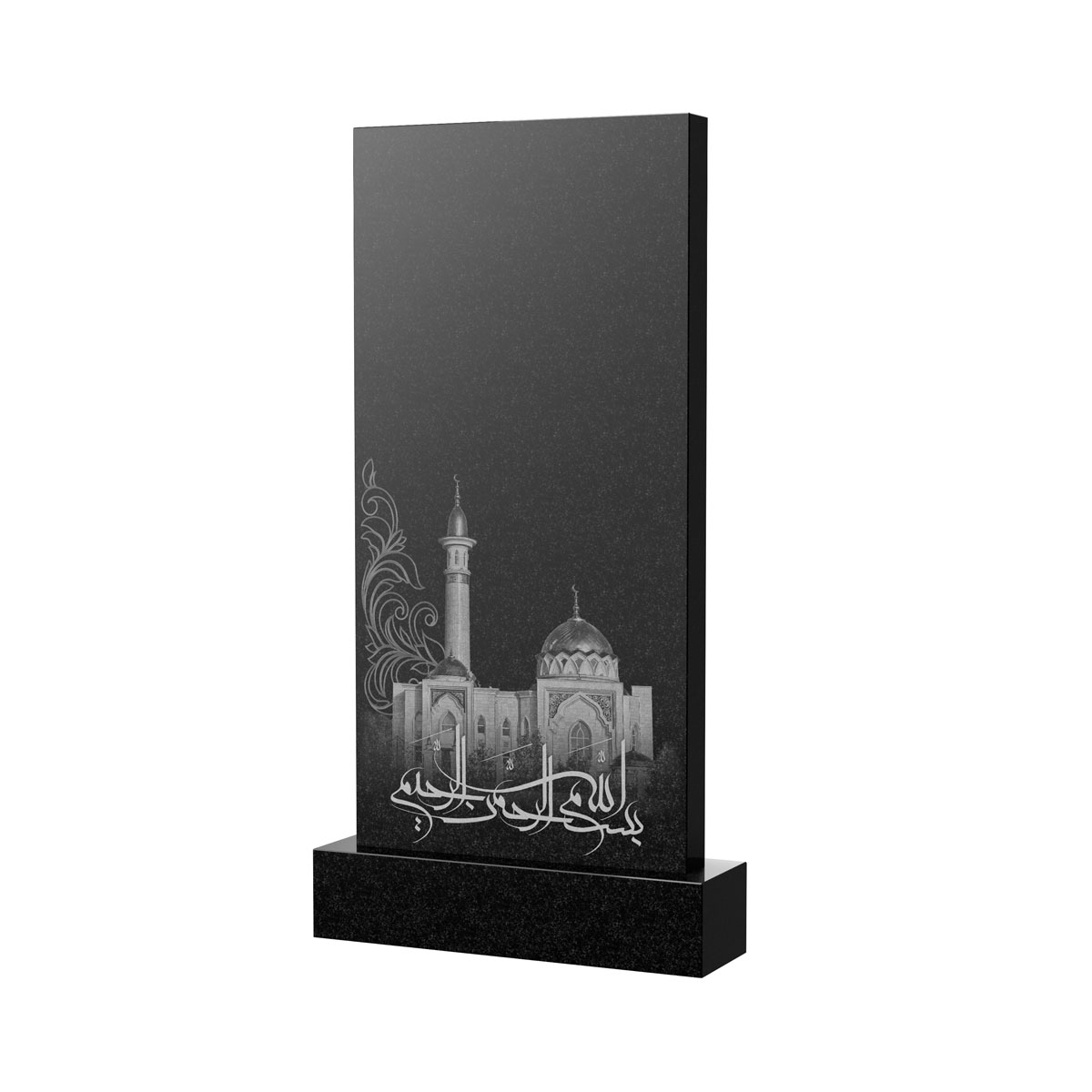 Художественное оформление памятника в Чапаевске | Художественное оформление на гранитную стелу, рисунок ВХО-046