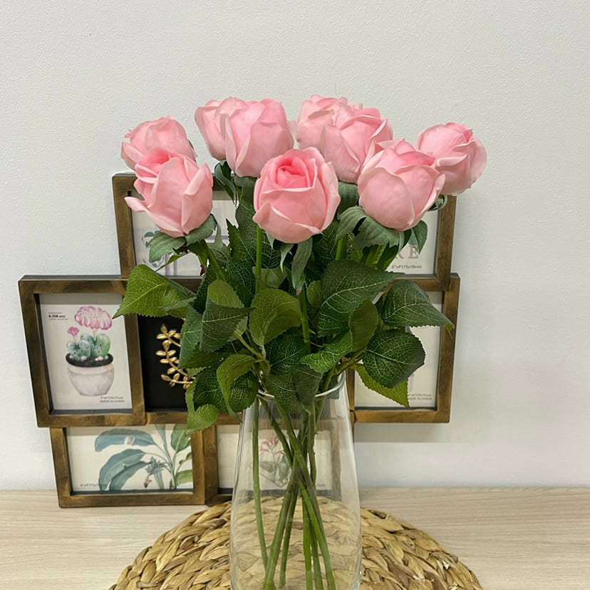 Искусственные цветы в Чапаевске | Цветок искусственный «Роза», нежно-розовая, одиночный