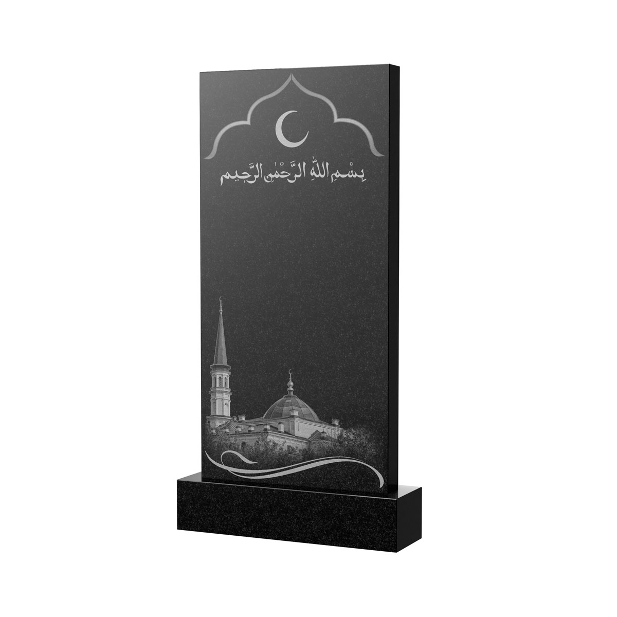 Художественное оформление памятника в Чапаевске | Художественное оформление на гранитную стелу, рисунок ВХО-037