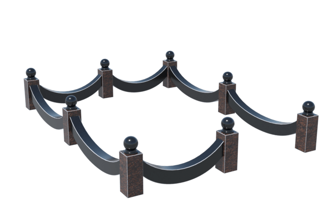 Цоколи на могилу в Чапаевске | Цоколь на могилу №0026