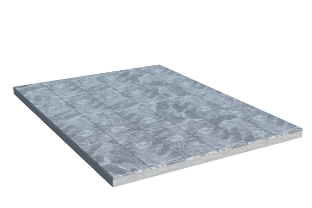 Площадки на могилу в Чапаевске | Площадка с мраморной облицовкой