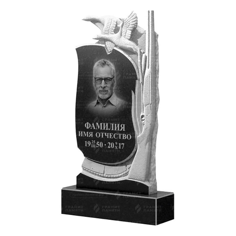 Памятники из гранита резные в Чапаевске | Гранитный памятник ФГ-122