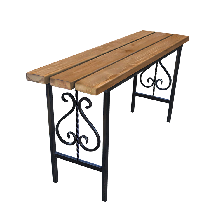 Кованые изделия в Чапаевске | Кованая скамейка СТ.003