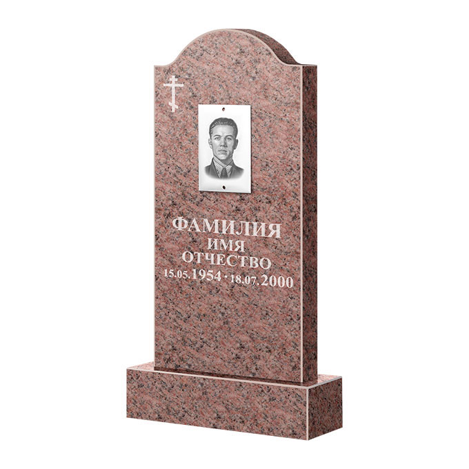 Памятники из цветного гранита в Чапаевске | Памятник из гранита Розалия Pink ФГЦ-012