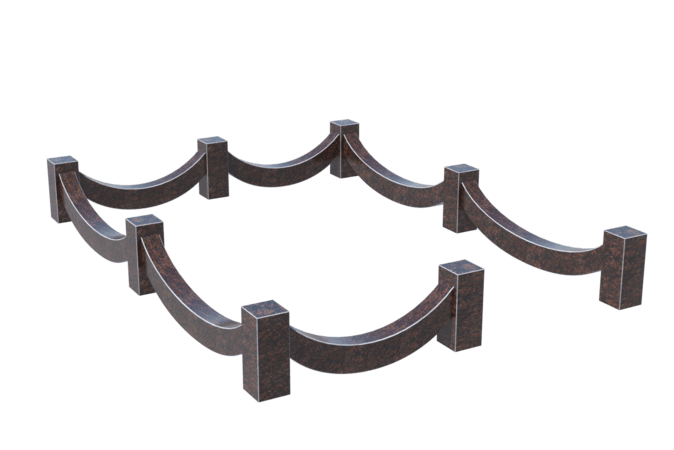 Цоколи на могилу в Чапаевске | Цоколь на могилу №0025