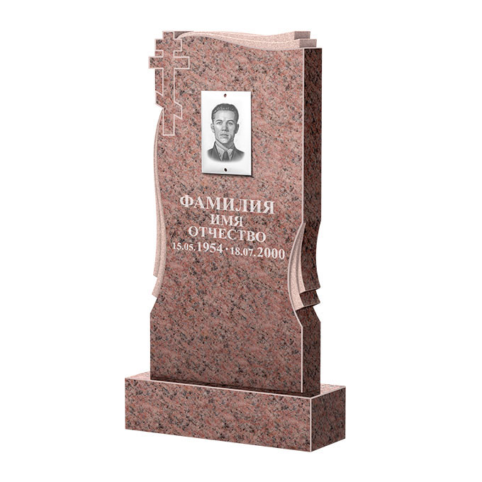 Гранитные памятники в Чапаевске | Памятник из гранита Розалия Pink ФГЦ-185