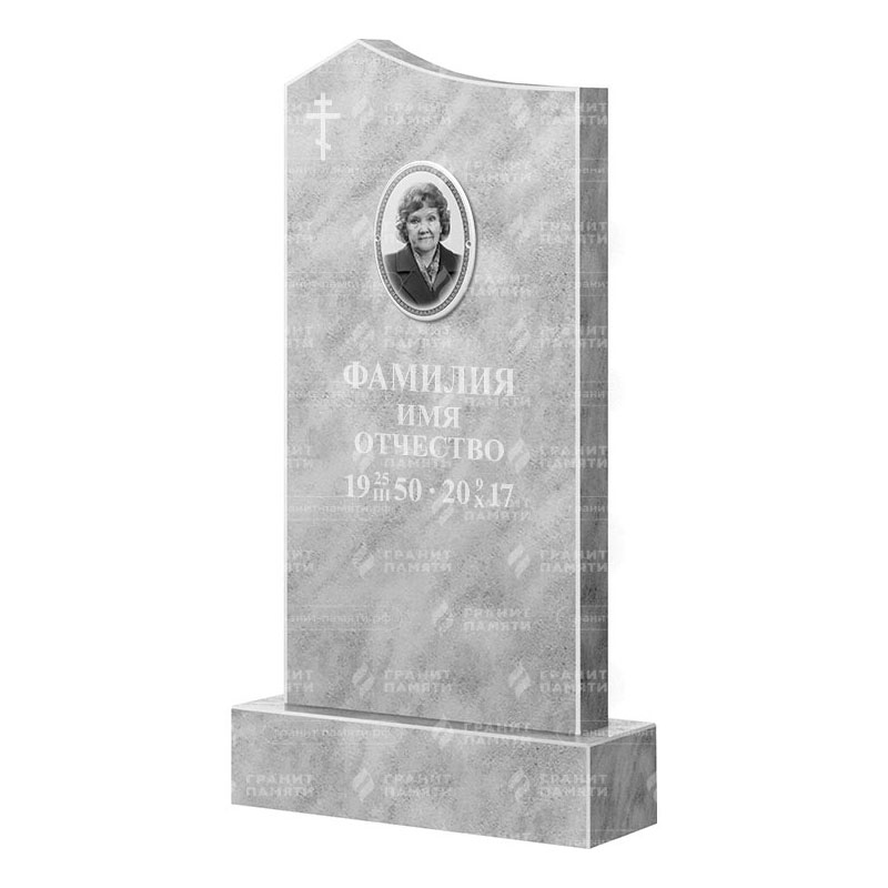 Бюджетные памятники в Чапаевске | Мраморный памятник ФМ-008