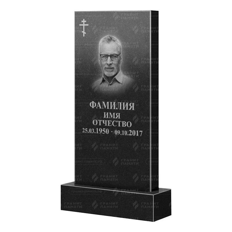 Памятники из гранита классические в Чапаевске | Гранитный памятник Прямой