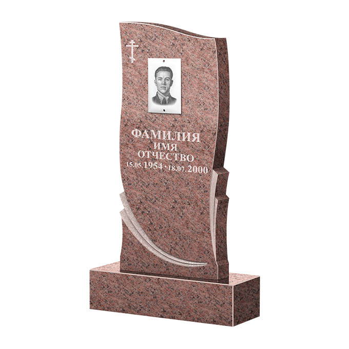 Гранитные памятники в Чапаевске | Памятник из гранита Розалия Pink ФГЦ-044