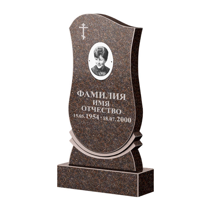 Гранитные памятники в Чапаевске | Памятник из гранита Карел Brown ФГЦ-056