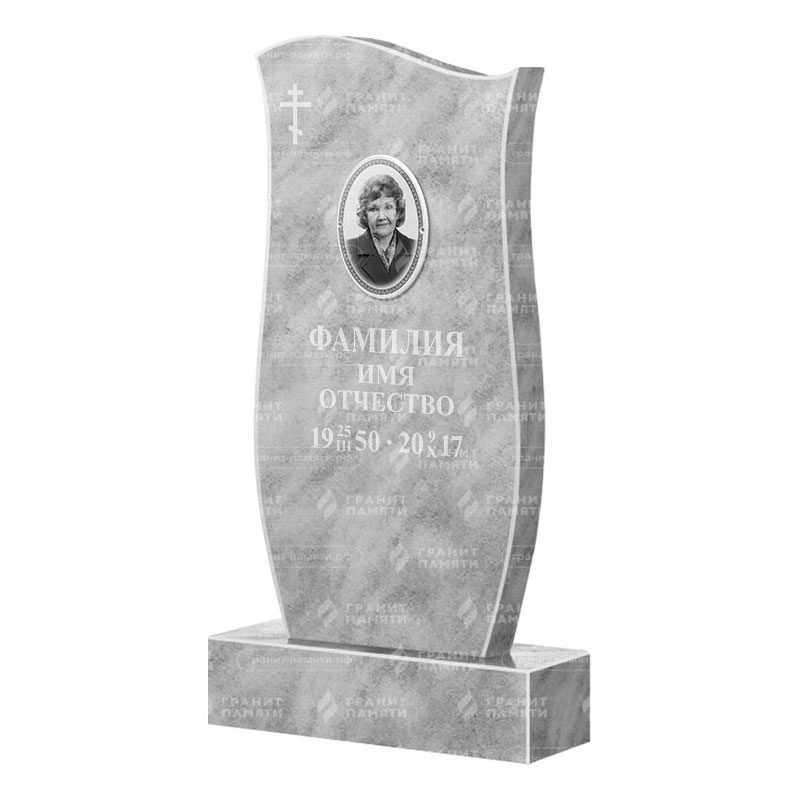 Бюджетные памятники в Чапаевске | Мраморный памятник ФМ-033