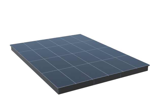 Площадки на могилу в Чапаевске | Площадка с вертикальной (10 см) облицовкой гранитом Габбро