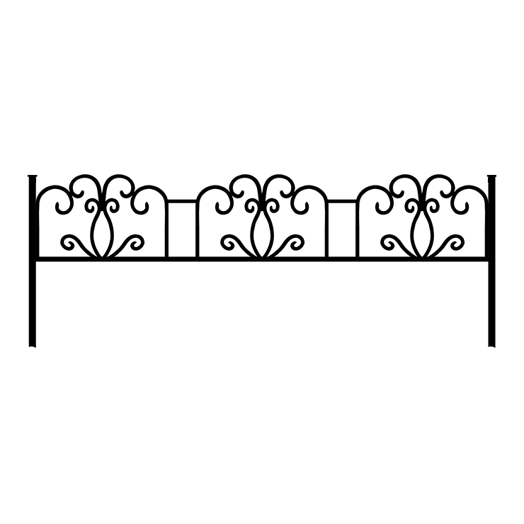 Металлические оградки, столы, скамейки в Чапаевске | Оградка №4