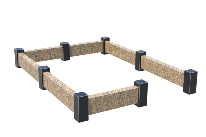 Цоколи на могилу в Чапаевске | Цоколь на могилу №0037