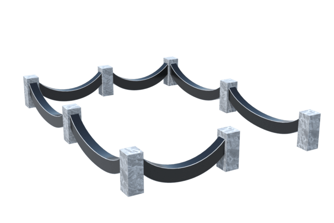 Цоколи на могилу в Чапаевске | Цоколь на могилу №0023