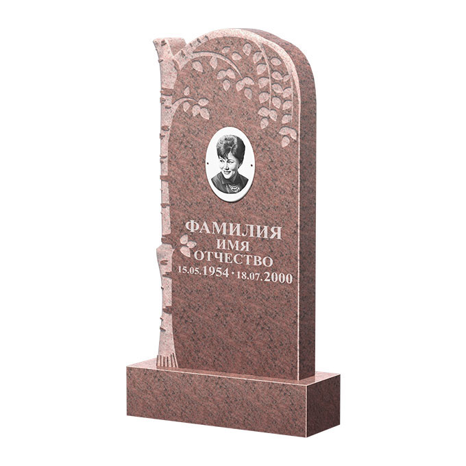 Гранитные памятники в Чапаевске | Памятник из гранита Розалия Pink ФГЦ-091