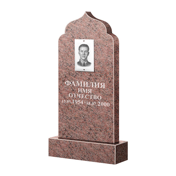 Гранитные памятники в Чапаевске | Памятник из гранита Розалия Pink ФГЦ-037