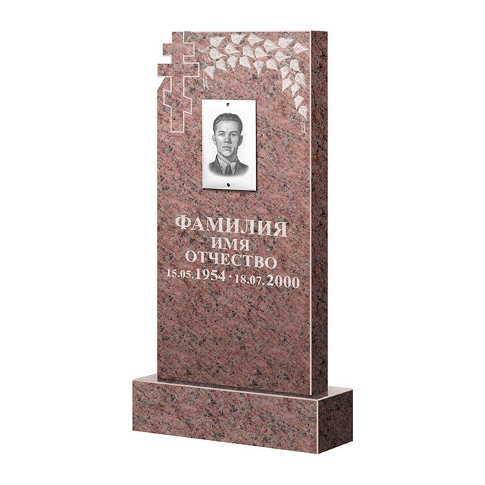 Гранитные памятники в Чапаевске | Памятник из гранита Розалия Pink ФГЦ-202