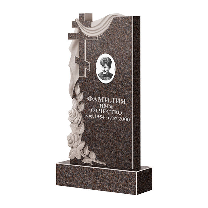 Гранитные памятники в Чапаевске | Памятник из гранита Карел Brown ФГЦ-189