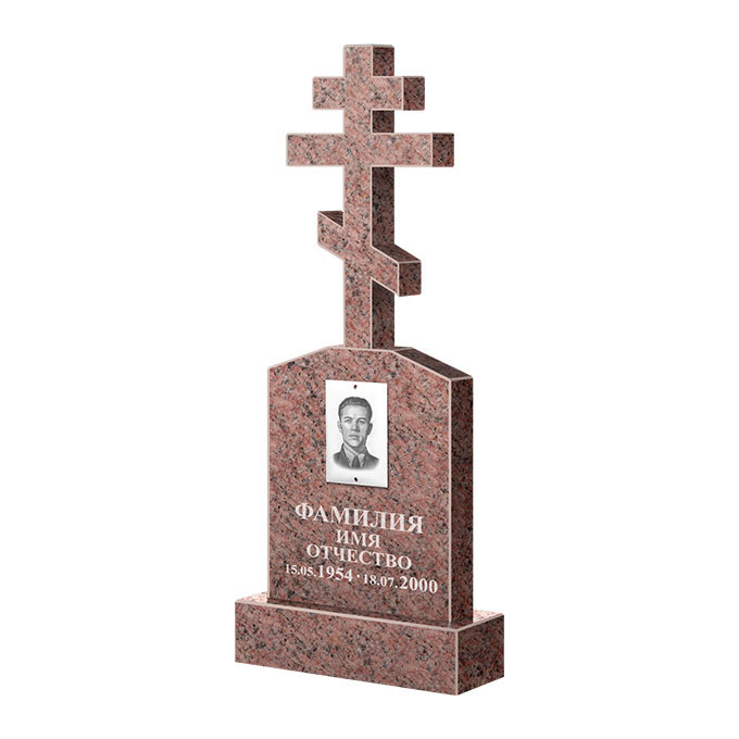 Гранитные памятники в Чапаевске | Памятник из гранита Розалия Pink ФГЦ-099