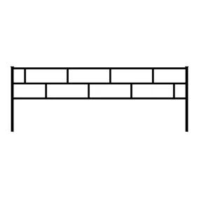 Металлические оградки, столы, скамейки | Оградка №5